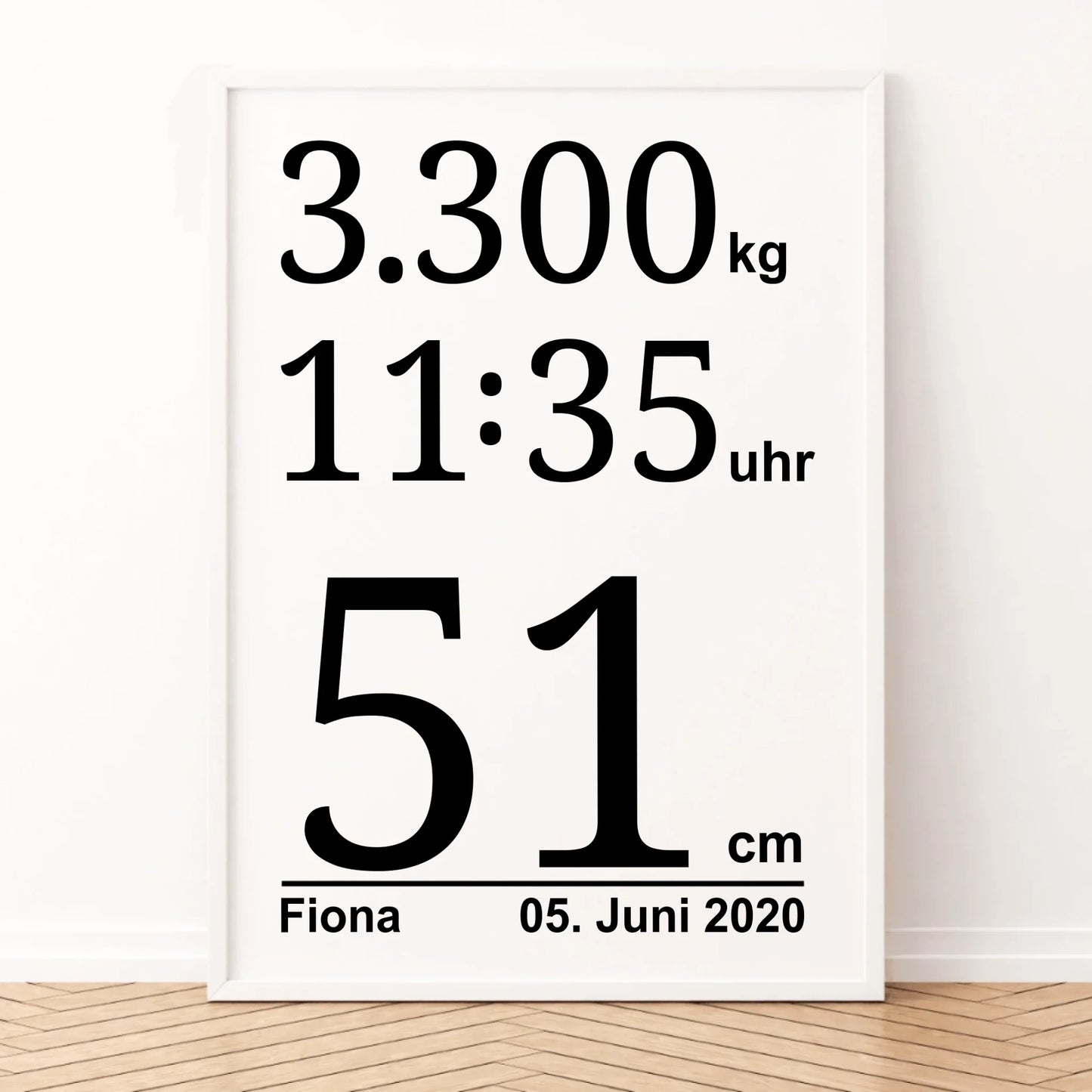 Kalender Poster - für die Geburt
