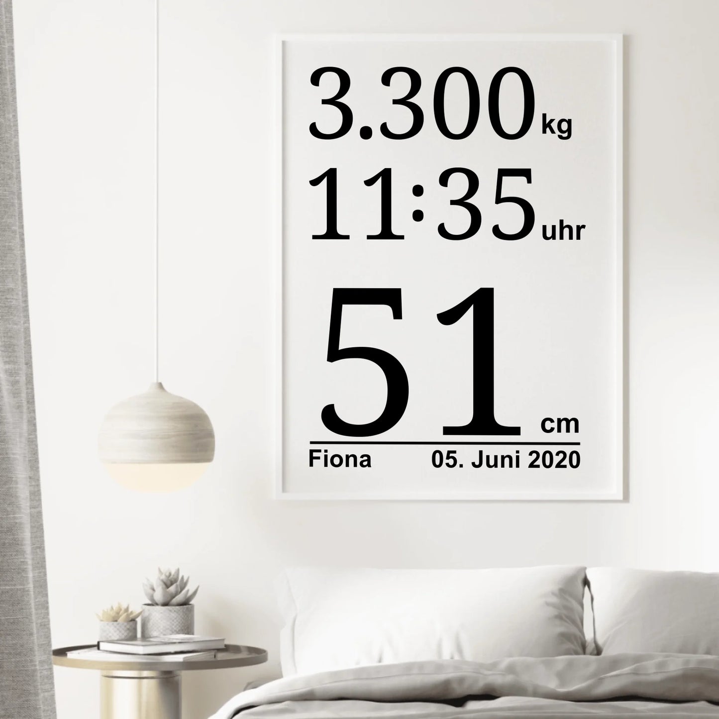 Kalender Poster - für die Geburt
