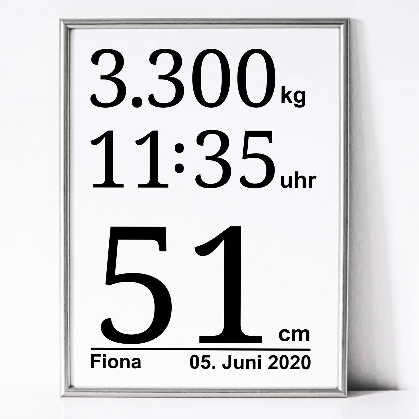 Kalender Poster - für die Geburt