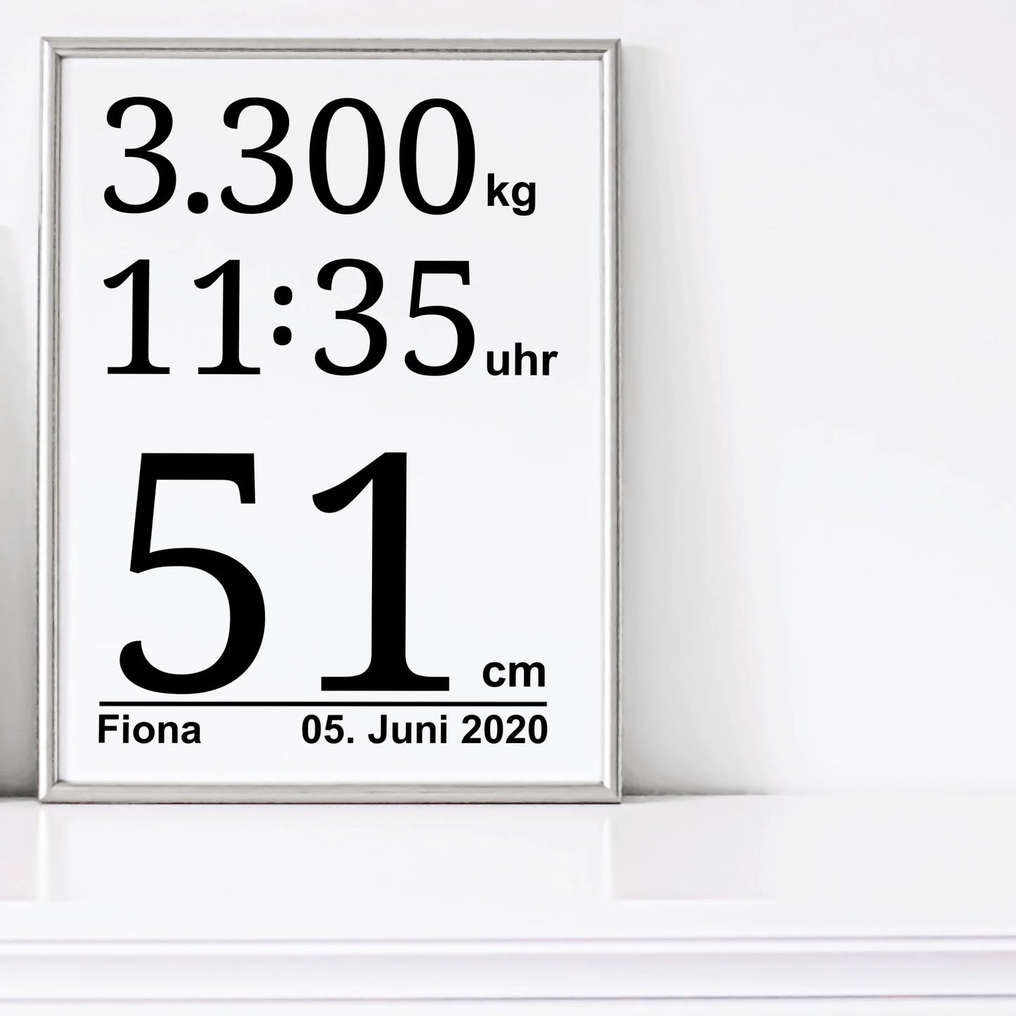 Kalender Poster - für die Geburt