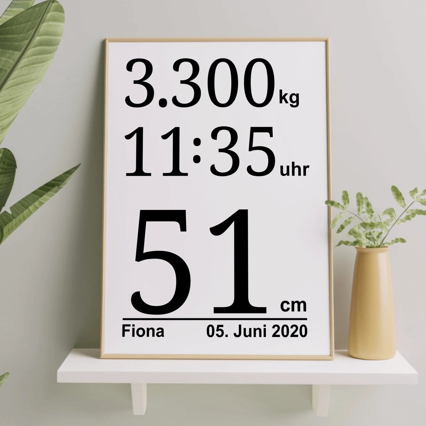 Kalender Poster - für die Geburt